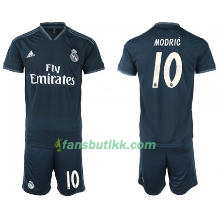 Fotballdrakt Real Madrid MODRIC 10 Barn Bortetrøye 2018-2019 Kortermet